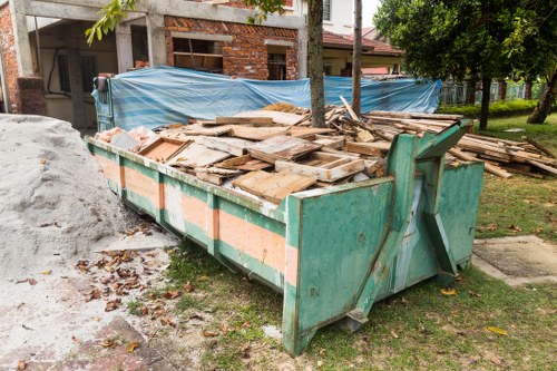 Skip bin placed on a Highgate property