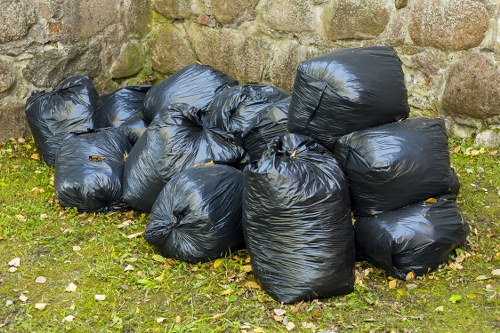 Modern waste management technology in Highgate construction
