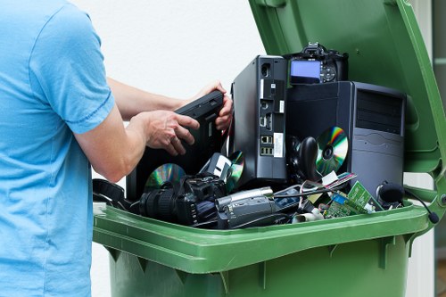 Secure data destruction during office clearance