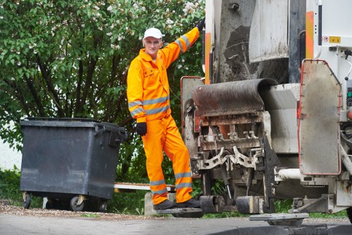Skip hire process and placement in Highgate