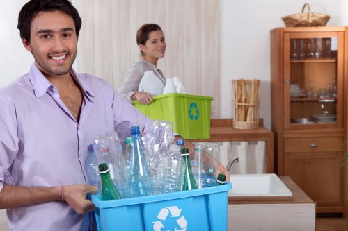 Commercial recycling services in action in Highgate